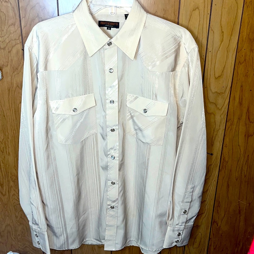 Vintage Pearl Snap western Monticerutti
